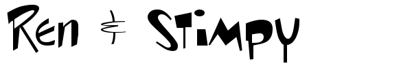 Ren & Stimpy font
