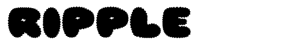 Ripple font