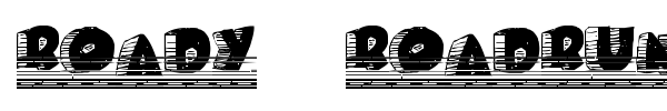 Roady Roadrunner font