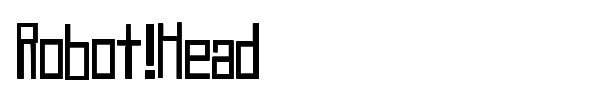 Robot!Head font