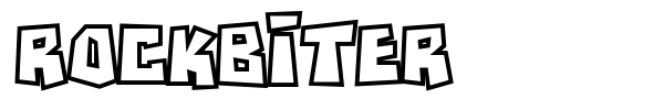 RockBiter font