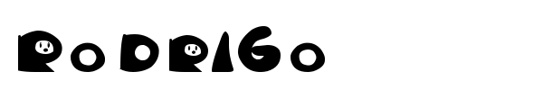 Rodrigo font preview