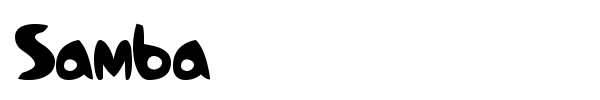 Samba font