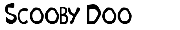 Scooby Doo font