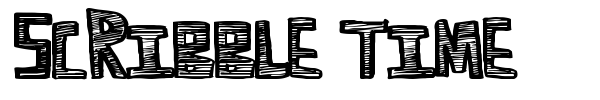 Scribble Time font