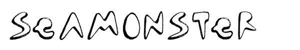 Seamonster font