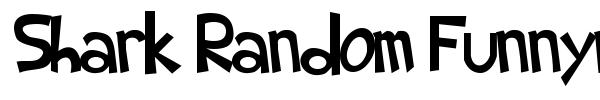 Shark Random Funnyness font preview