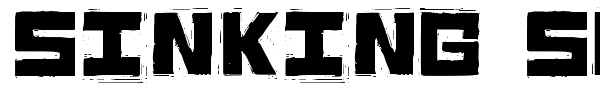 Sinking Ship font
