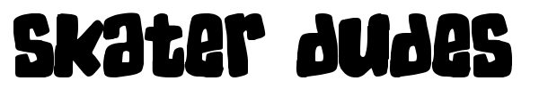 Skater Dudes font