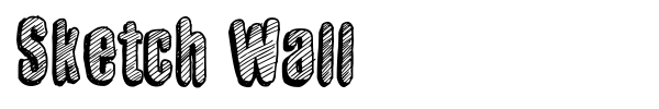 Sketch Wall font