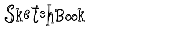 Sketchbook font