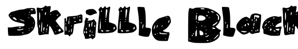Skribble Black font preview