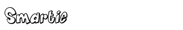 Smartie font