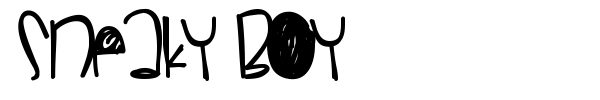 Sneaky Boy font