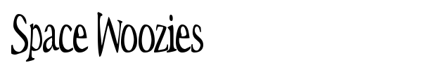 Space Woozies font