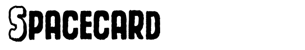 Spacecard font