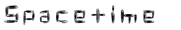 Spacetime font