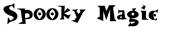 Spooky Magic font
