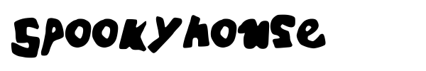 Spookyhouse font