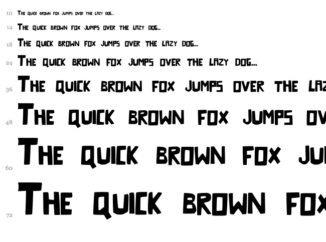 Starcatcher font waterfall