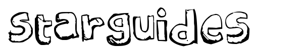 Starguides font preview
