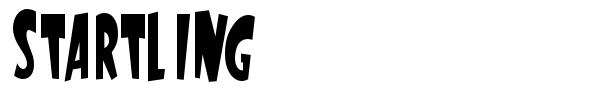Startling font preview