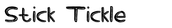 Stick Tickle font