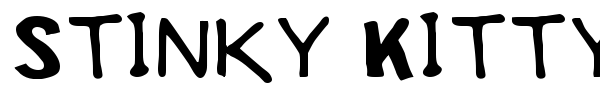 Stinky Kitty font