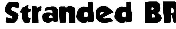 Stranded BRK font preview