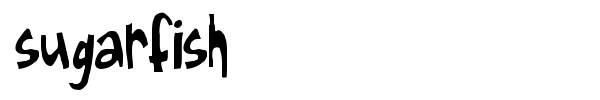 Sugarfish font