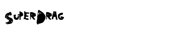 SuperDrag font
