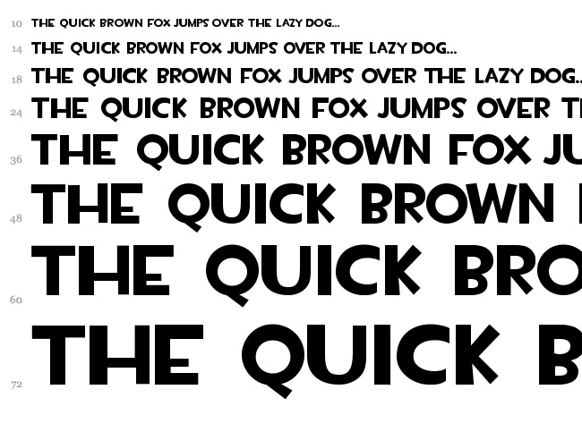 TF2 Build font waterfall