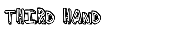Third Hand font