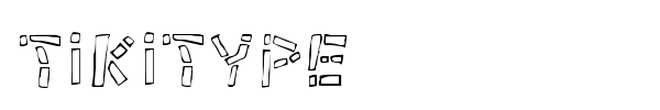 Tikitype font