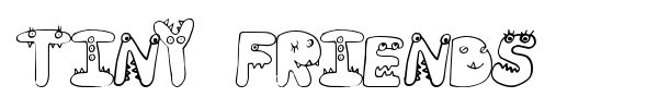 Tiny Friends font