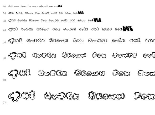 TugBoat font waterfall