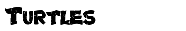 Turtles font