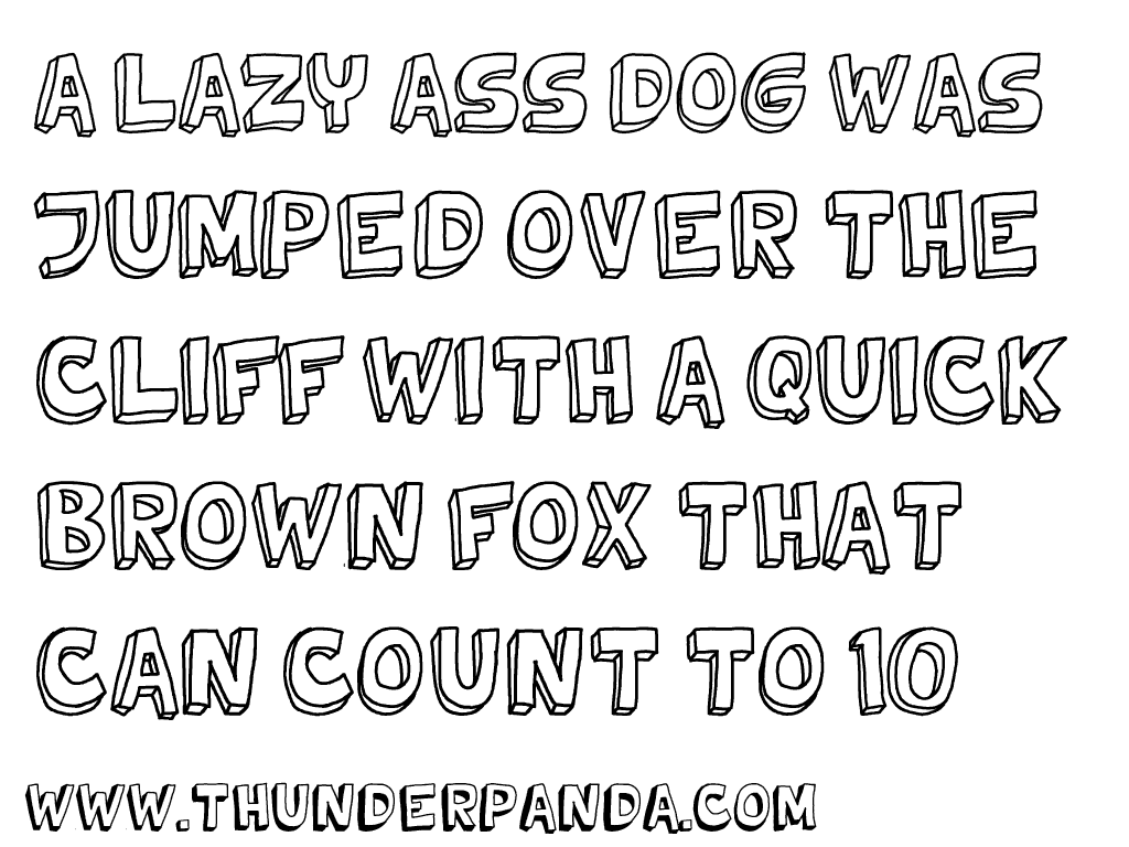 Tweedy Ver.02.01 font map