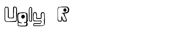 Ugly R font