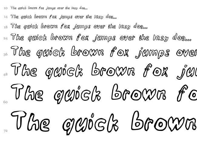 Undersea font waterfall