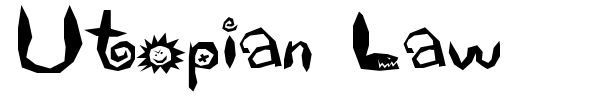 Utopian Law font