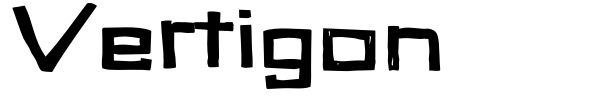 Vertigon font