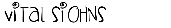 Vital Sighns font