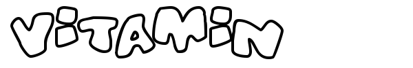 Vitamin font