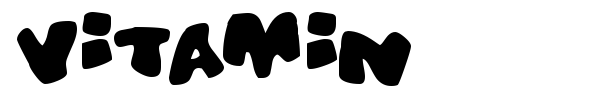 Vitamin font preview