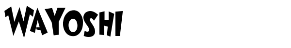 Wayoshi font preview