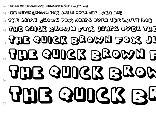 Whypo font waterfall
