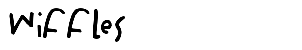 Wiffles font