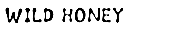 Wild Honey font