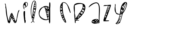 Wild Crazy font